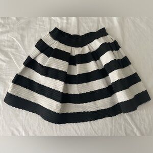 Active USA Black and White Striped Skirt size medium